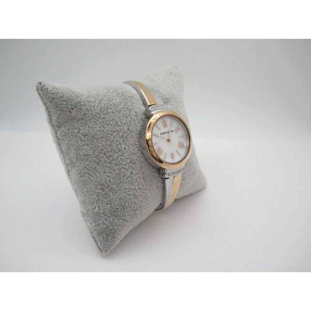 Women Anne Klein Quartz WR Analog 28mm Dial Causal Round Watch (G397)